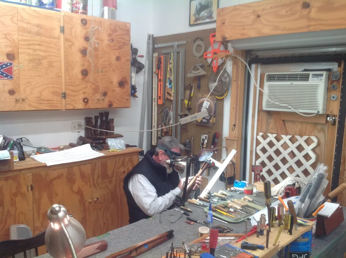 Gunstock work from David’s archive, photograph 4