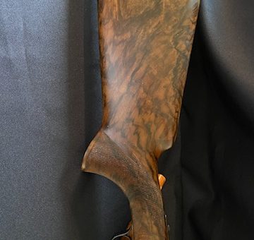 Perazzi refinish and recut checkering